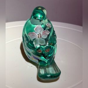 Vintage Fenton Carnival Glass Bird